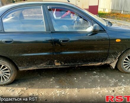 Черный Дэу Ланос, объемом двигателя 1.5 л и пробегом 140 тыс. км за 1100 $, фото 1 на Automoto.ua