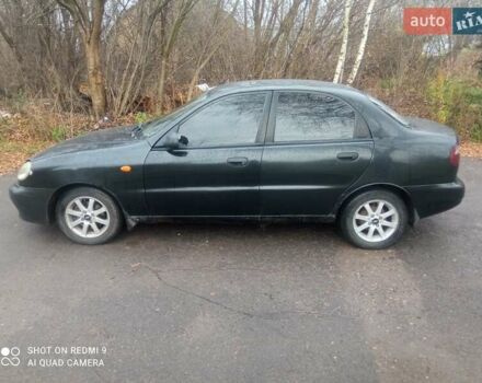 Чорний Деу Ланос, об'ємом двигуна 1.6 л та пробігом 230 тис. км за 1750 $, фото 4 на Automoto.ua