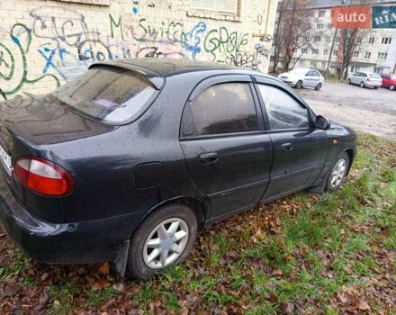 Черный Дэу Ланос, объемом двигателя 1.5 л и пробегом 180 тыс. км за 2300 $, фото 8 на Automoto.ua