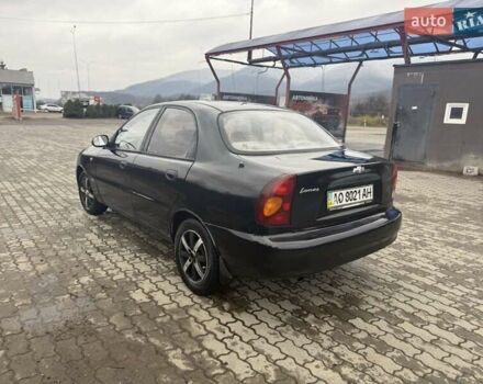 Черный Дэу Ланос, объемом двигателя 1.5 л и пробегом 300 тыс. км за 2200 $, фото 7 на Automoto.ua