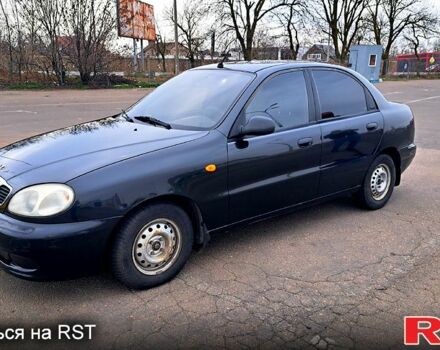 Черный Дэу Ланос, объемом двигателя 1.5 л и пробегом 98 тыс. км за 2700 $, фото 1 на Automoto.ua