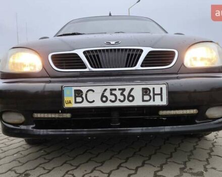 Черный Дэу Ланос, объемом двигателя 1.39 л и пробегом 213 тыс. км за 2300 $, фото 1 на Automoto.ua