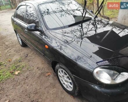 Черный Дэу Ланос, объемом двигателя 1.5 л и пробегом 130 тыс. км за 2700 $, фото 2 на Automoto.ua