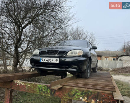 Черный Дэу Ланос, объемом двигателя 1.5 л и пробегом 219 тыс. км за 2300 $, фото 18 на Automoto.ua