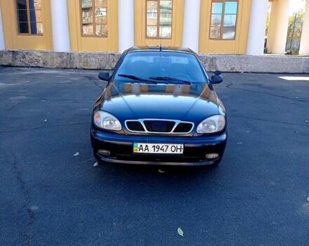 Черный Дэу Ланос, объемом двигателя 1.5 л и пробегом 365 тыс. км за 2000 $, фото 8 на Automoto.ua