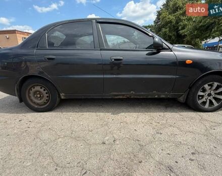 Дэу Ланос 2008 в Полтаве на Automoto.ua Черный Дэу Ланос, объемом двигателя 1.5 л и пробегом 245 тыс. км за 2400 $, фото 1 на Automoto.ua