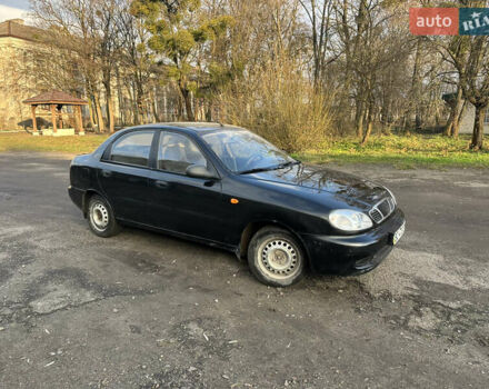 Черный Дэу Ланос, объемом двигателя 1.4 л и пробегом 220 тыс. км за 1450 $, фото 5 на Automoto.ua