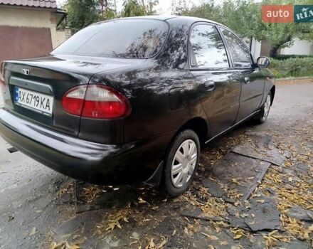 Черный Дэу Ланос, объемом двигателя 1.5 л и пробегом 350 тыс. км за 2000 $, фото 2 на Automoto.ua