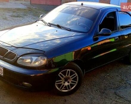 Черный Дэу Ланос, объемом двигателя 1.39 л и пробегом 233 тыс. км за 2200 $, фото 3 на Automoto.ua