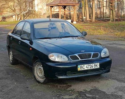 Черный Дэу Ланос, объемом двигателя 1.4 л и пробегом 220 тыс. км за 1450 $, фото 3 на Automoto.ua