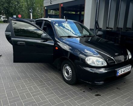 Черный Дэу Ланос, объемом двигателя 1.6 л и пробегом 120 тыс. км за 3000 $, фото 4 на Automoto.ua