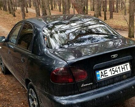 Черный Дэу Ланос, объемом двигателя 1.4 л и пробегом 234 тыс. км за 1600 $, фото 4 на Automoto.ua
