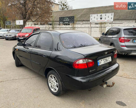 Черный Дэу Ланос, объемом двигателя 1.5 л и пробегом 231 тыс. км за 2900 $, фото 2 на Automoto.ua