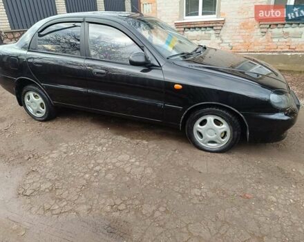 Черный Дэу Ланос, объемом двигателя 1.5 л и пробегом 200 тыс. км за 2100 $, фото 3 на Automoto.ua