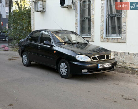 Черный Дэу Ланос, объемом двигателя 1.5 л и пробегом 100 тыс. км за 2900 $, фото 2 на Automoto.ua