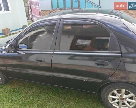 Черный Дэу Ланос, объемом двигателя 1.5 л и пробегом 117 тыс. км за 2800 $, фото 4 на Automoto.ua