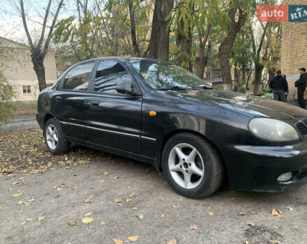 Дэу Ланос 2008 в Киеве на Automoto.ua Черный Дэу Ланос, объемом двигателя 1.6 л и пробегом 263 тыс. км за 2500 $, фото 4 на Automoto.ua