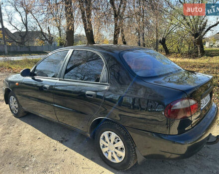 Черный Дэу Ланос, объемом двигателя 1.5 л и пробегом 152 тыс. км за 1550 $, фото 4 на Automoto.ua