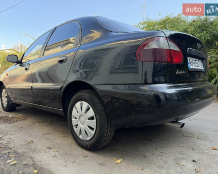 Черный Дэу Ланос, объемом двигателя 1.5 л и пробегом 100 тыс. км за 2900 $, фото 7 на Automoto.ua