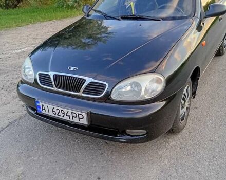 Черный Дэу Ланос, объемом двигателя 1.5 л и пробегом 140 тыс. км за 3200 $, фото 3 на Automoto.ua