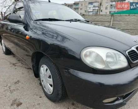 Черный Дэу Ланос, объемом двигателя 1.5 л и пробегом 240 тыс. км за 1800 $, фото 2 на Automoto.ua
