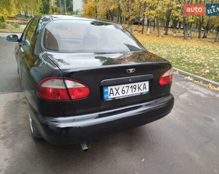 Черный Дэу Ланос, объемом двигателя 1.5 л и пробегом 350 тыс. км за 1800 $, фото 4 на Automoto.ua