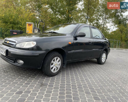 Черный Дэу Ланос, объемом двигателя 1.5 л и пробегом 367 тыс. км за 2300 $, фото 1 на Automoto.ua
