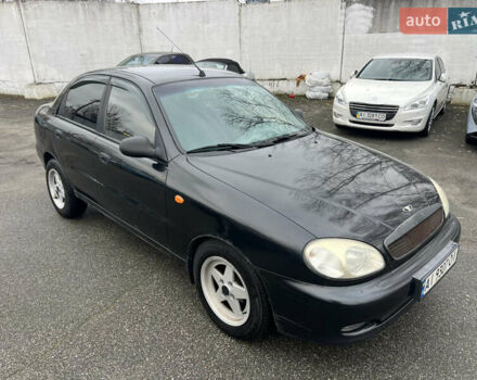 Чорний Деу Ланос, об'ємом двигуна 1.5 л та пробігом 220 тис. км за 2500 $, фото 1 на Automoto.ua