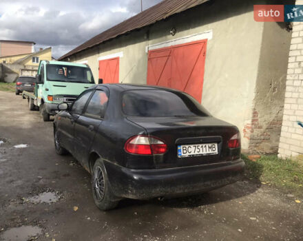 Черный Дэу Ланос, объемом двигателя 1.5 л и пробегом 150 тыс. км за 950 $, фото 2 на Automoto.ua