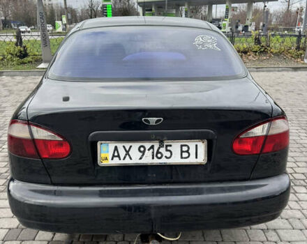 Черный Дэу Ланос, объемом двигателя 1.5 л и пробегом 142 тыс. км за 2799 $, фото 4 на Automoto.ua