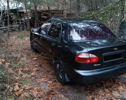 Чорний Деу Ланос, об'ємом двигуна 1.39 л та пробігом 170 тис. км за 2500 $, фото 6 на Automoto.ua