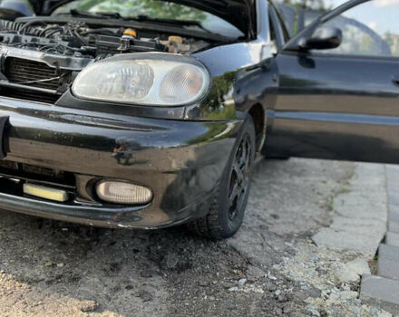 Черный Дэу Ланос, объемом двигателя 1.5 л и пробегом 300 тыс. км за 2400 $, фото 7 на Automoto.ua