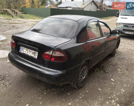 Черный Дэу Ланос, объемом двигателя 1.5 л и пробегом 150 тыс. км за 950 $, фото 4 на Automoto.ua