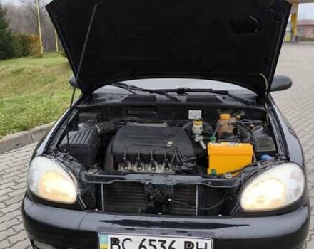 Черный Дэу Ланос, объемом двигателя 1.39 л и пробегом 213 тыс. км за 2300 $, фото 3 на Automoto.ua