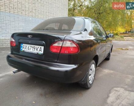 Черный Дэу Ланос, объемом двигателя 1.5 л и пробегом 351 тыс. км за 2000 $, фото 2 на Automoto.ua