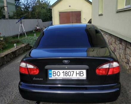 Черный Дэу Ланос, объемом двигателя 1.5 л и пробегом 37 тыс. км за 3950 $, фото 3 на Automoto.ua