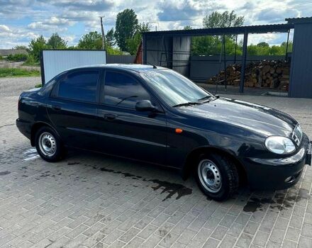 Чорний Деу Ланос, об'ємом двигуна 1.5 л та пробігом 63 тис. км за 3700 $, фото 1 на Automoto.ua