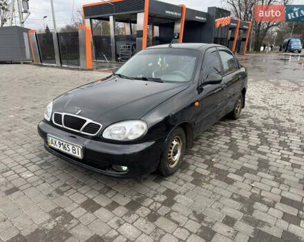 Черный Дэу Ланос, объемом двигателя 1.5 л и пробегом 142 тыс. км за 2799 $, фото 1 на Automoto.ua