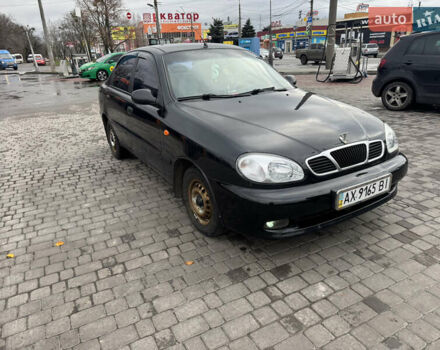 Черный Дэу Ланос, объемом двигателя 1.5 л и пробегом 142 тыс. км за 2799 $, фото 2 на Automoto.ua