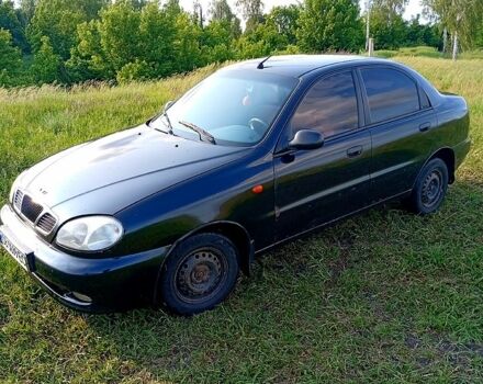 Черный Дэу Ланос, объемом двигателя 1.5 л и пробегом 230 тыс. км за 1500 $, фото 2 на Automoto.ua