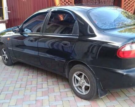 Черный Дэу Ланос, объемом двигателя 1.5 л и пробегом 156 тыс. км за 2000 $, фото 5 на Automoto.ua