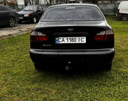 Черный Дэу Ланос, объемом двигателя 1.5 л и пробегом 200 тыс. км за 2000 $, фото 3 на Automoto.ua