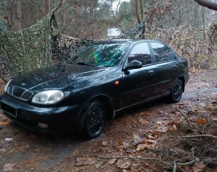 Чорний Деу Ланос, об'ємом двигуна 1.39 л та пробігом 170 тис. км за 2500 $, фото 1 на Automoto.ua