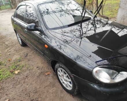 Черный Дэу Ланос, объемом двигателя 1.5 л и пробегом 130 тыс. км за 2700 $, фото 2 на Automoto.ua