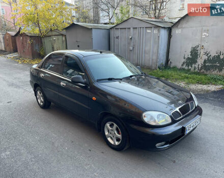 Черный Дэу Ланос, объемом двигателя 1.4 л и пробегом 233 тыс. км за 2500 $, фото 9 на Automoto.ua