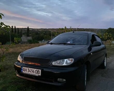 Черный Дэу Ланос, объемом двигателя 1.5 л и пробегом 1000 тыс. км за 2600 $, фото 1 на Automoto.ua