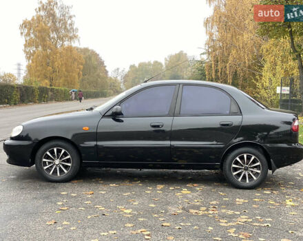 Черный Дэу Ланос, объемом двигателя 1.5 л и пробегом 156 тыс. км за 2750 $, фото 5 на Automoto.ua