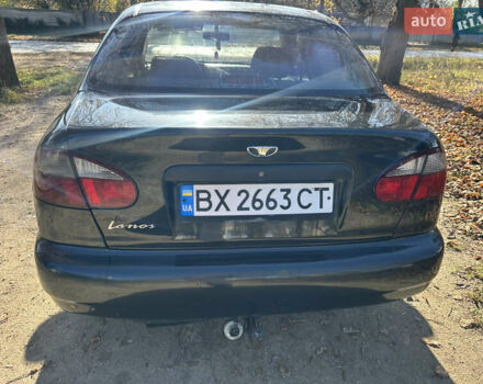 Черный Дэу Ланос, объемом двигателя 1.5 л и пробегом 152 тыс. км за 1550 $, фото 3 на Automoto.ua