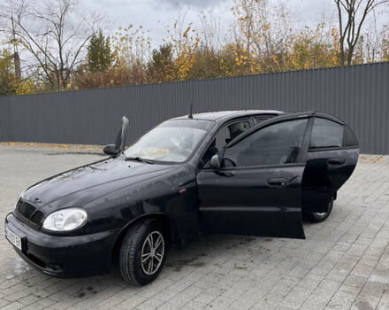 Черный Дэу Ланос, объемом двигателя 1.5 л и пробегом 130 тыс. км за 2300 $, фото 2 на Automoto.ua
