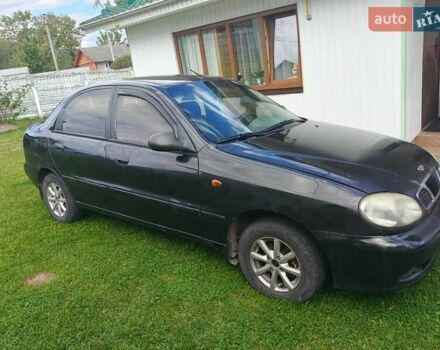 Черный Дэу Ланос, объемом двигателя 1.5 л и пробегом 117 тыс. км за 2800 $, фото 1 на Automoto.ua
